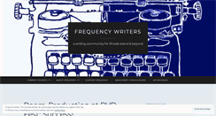 Desktop Screenshot of frequencywriters.org