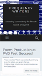 Mobile Screenshot of frequencywriters.org
